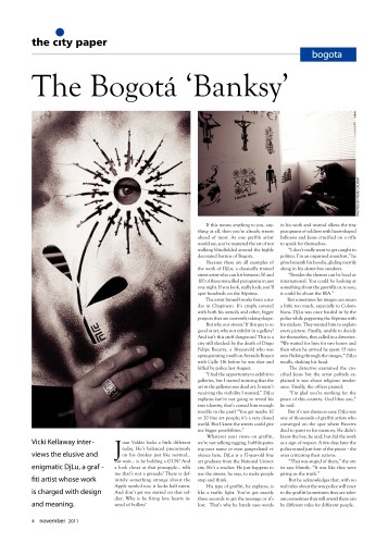 Bogota Graffit Artist DjLu